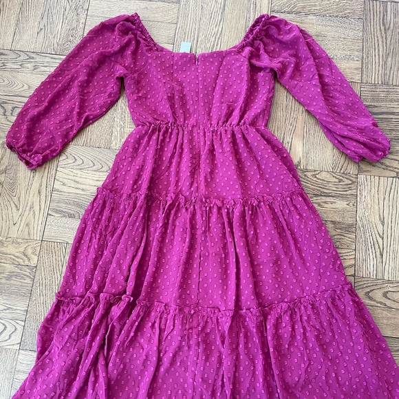 J. Crew NWT Swiss Dot Midi Dress - Picture 3 of 4